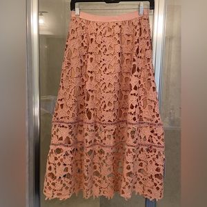 Missguided lace midi skirt NWT